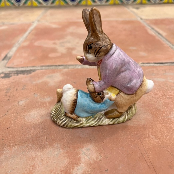 Beatrix Potter Mr. Benjamin Bunny England 1975 Figurine - Picture 2 of 6
